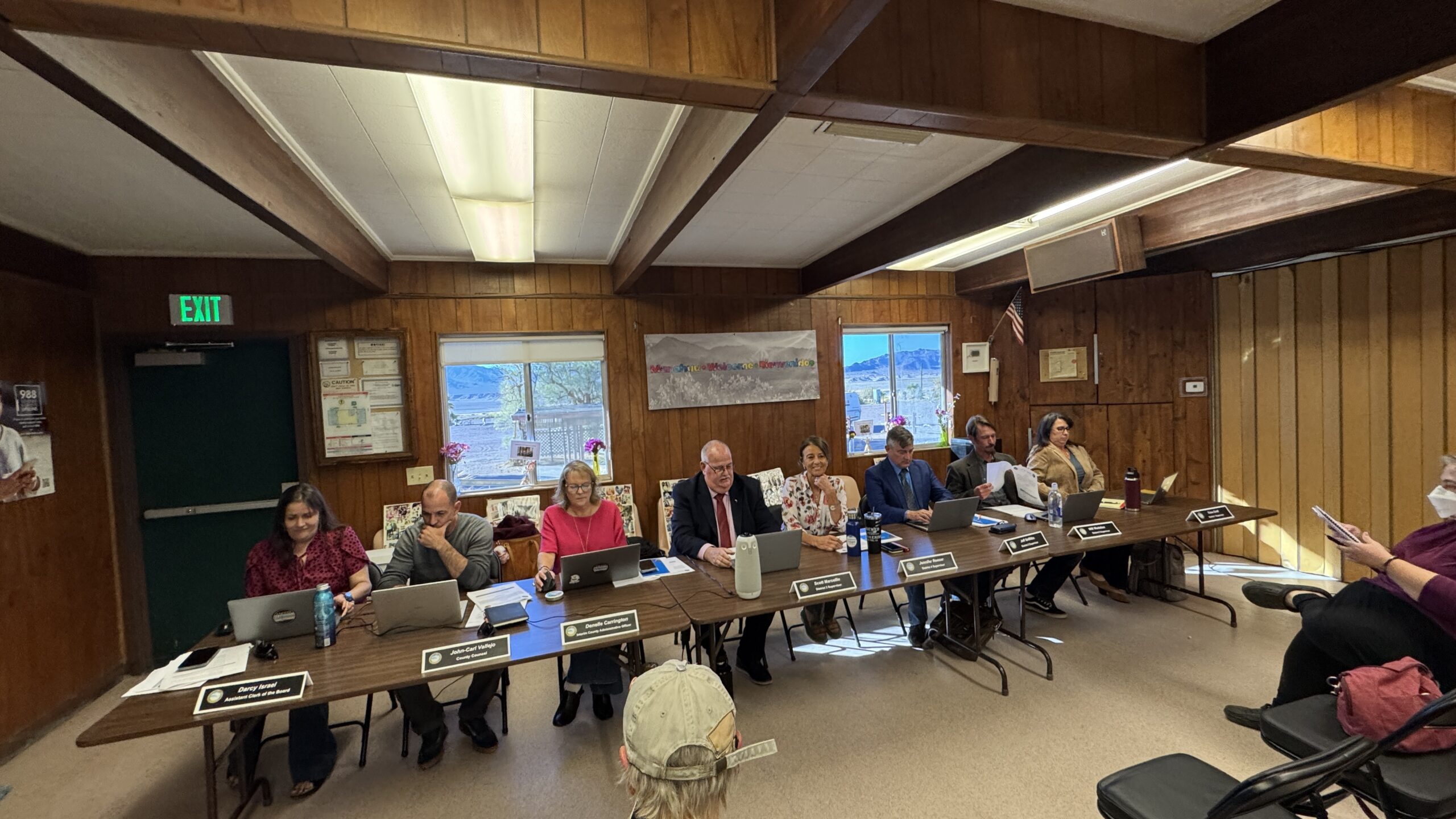 Locals Crowd Tecopa Community Center as County Weighs Rates, Solar, and Monument Support