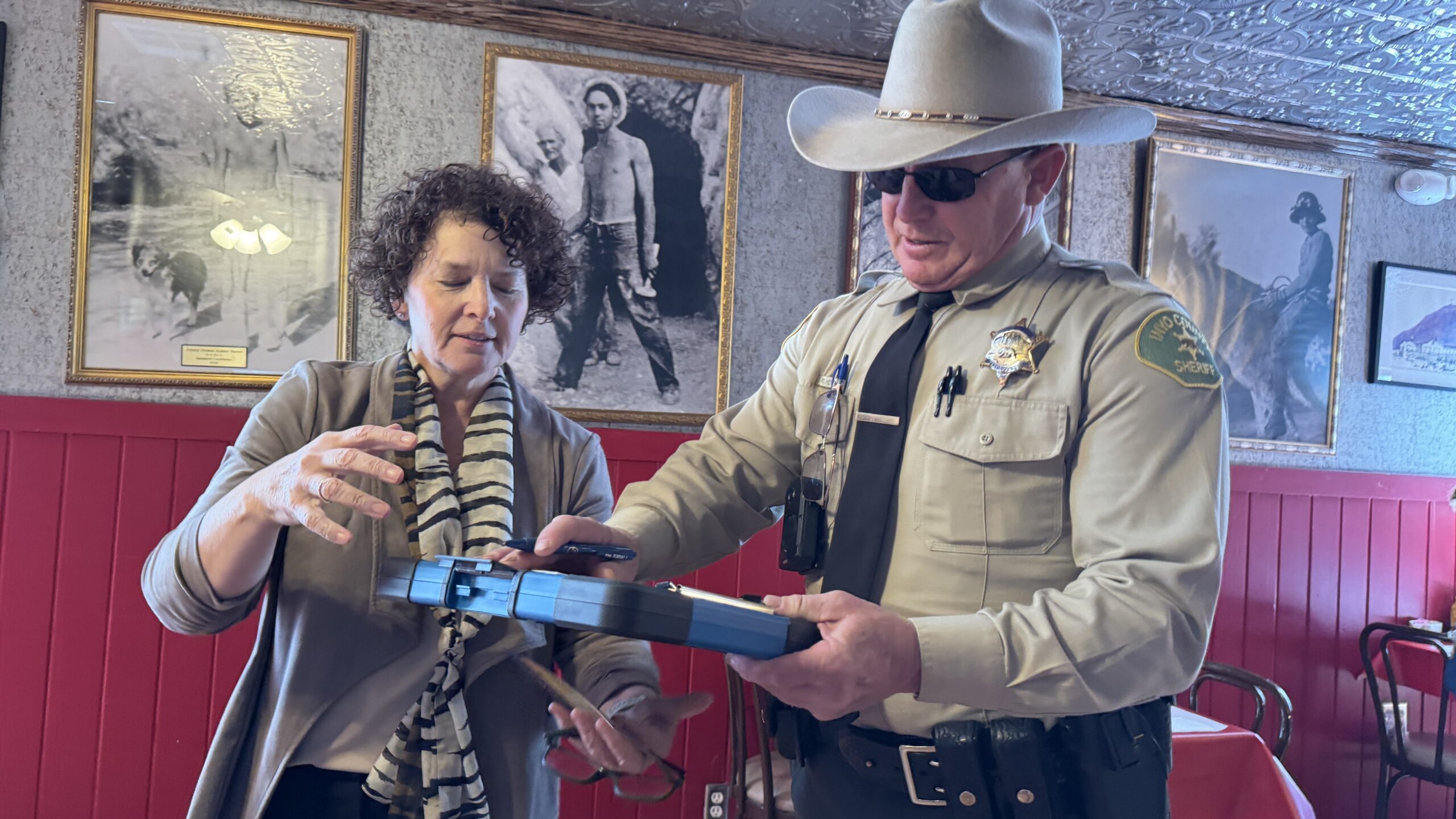 At the Crowbar in Shoshone, Inyo County’s judge race comes into view